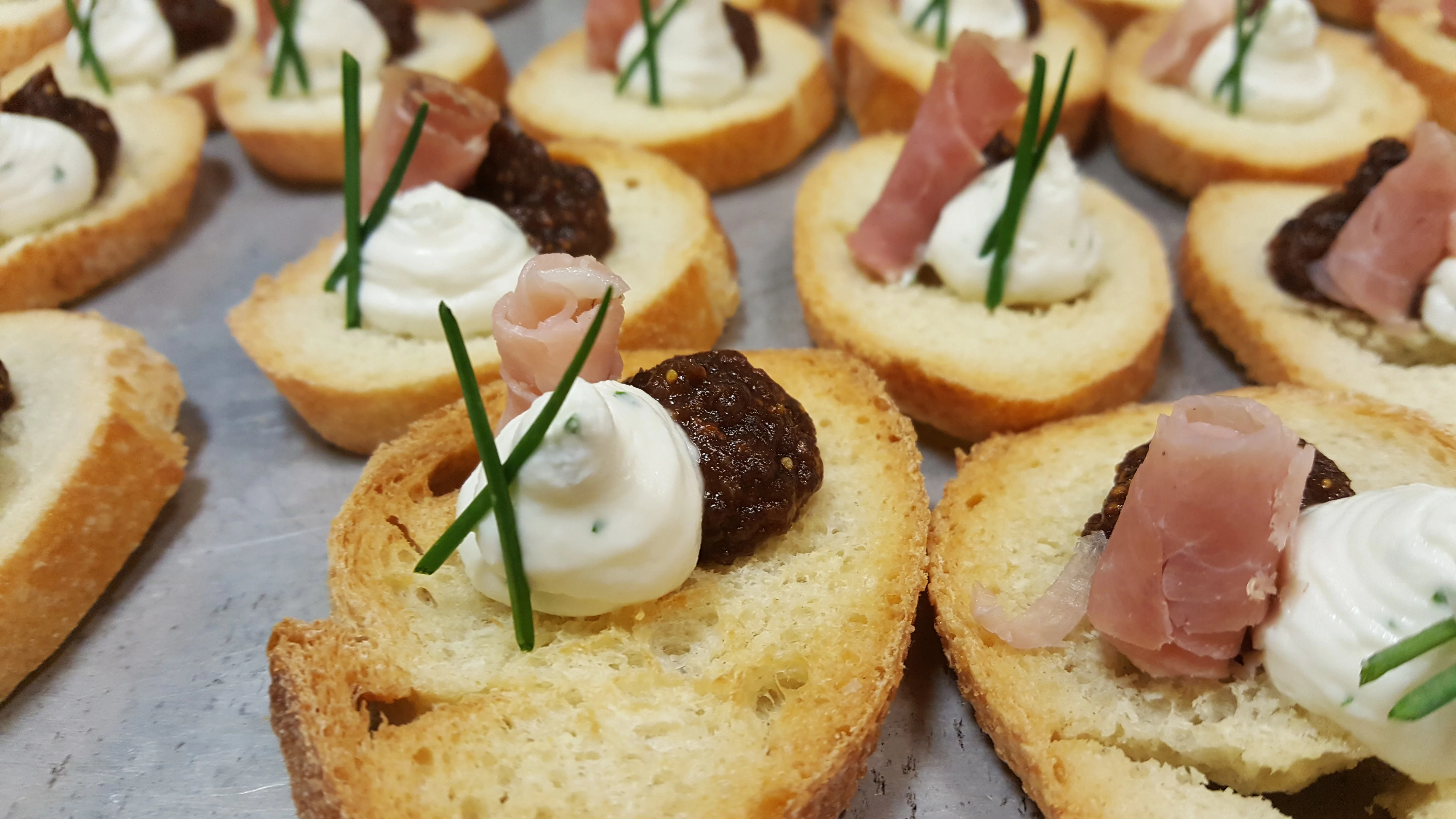 Beautifully prepared food